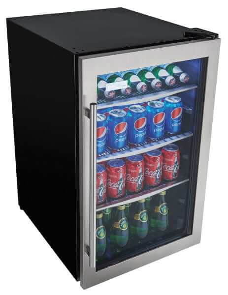 4.3 cu. ft. Free-Standing Beverage Center in Stainless Steel